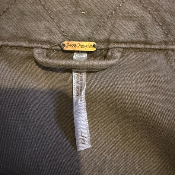 Free People Olive Green Jacket - Picture 5 of 6